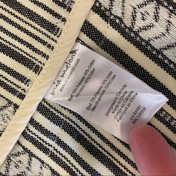 MIA Melon Wrap Short Trench Jacket. Aztec Print - Picture 10 of 13